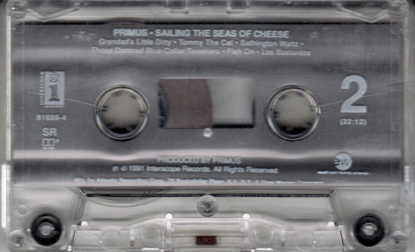 Primus : Sailing The Seas Of Cheese (Cass, Album, SR,)