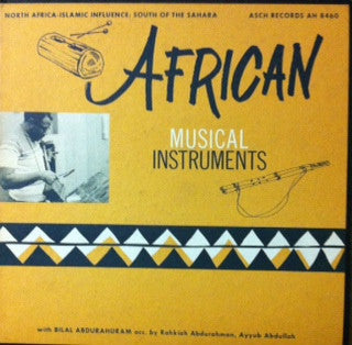 Bilal Abdurahman : African Musical Instruments (LP, Album)