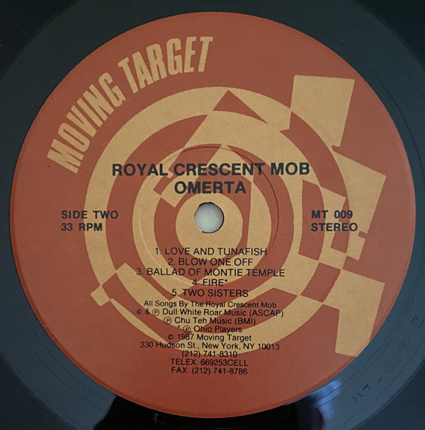 Royal Crescent Mob : Omerta (LP, Album)