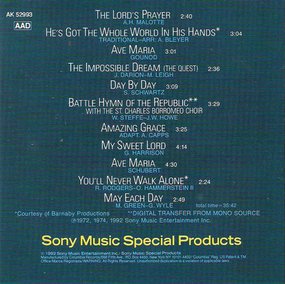 Andy Williams : Songs Of Faith (CD, Comp)