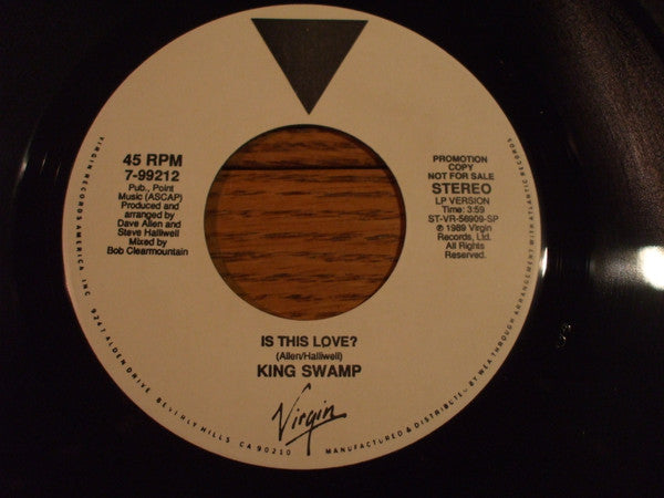 King Swamp : Is This Love? (7", Promo)