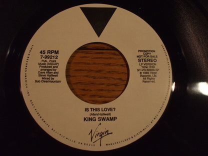 King Swamp : Is This Love? (7", Promo)