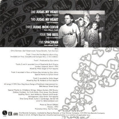 Belly : Sun (CD, Maxi, Promo, Whi)
