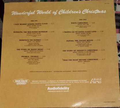 Various : Wonderful World Of Children's Christmas (LP, Comp)