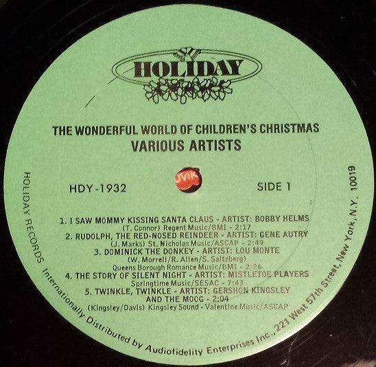 Various : Wonderful World Of Children's Christmas (LP, Comp)