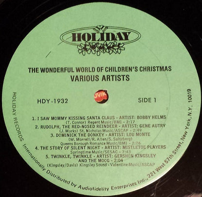 Various : Wonderful World Of Children's Christmas (LP, Comp)
