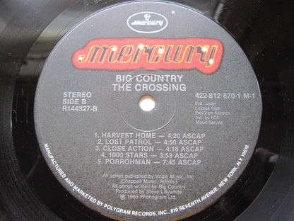 Big Country : The Crossing (LP, Album, Club, RCA)