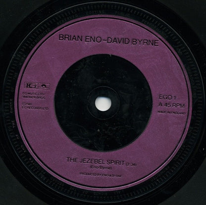 Brian Eno - David Byrne : The Jezebel Spirit (7")