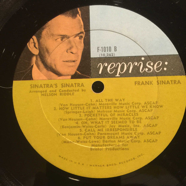 Frank Sinatra : Sinatra's Sinatra (LP, Album, Mono)