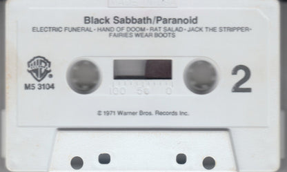 Black Sabbath : Paranoid (Cass, Album, RE, No )