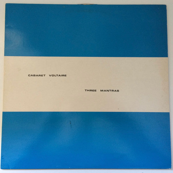 Cabaret Voltaire : Three Mantras (12", EP)