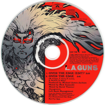 L.A. Guns : Over The Edge (CD, Single, Promo)