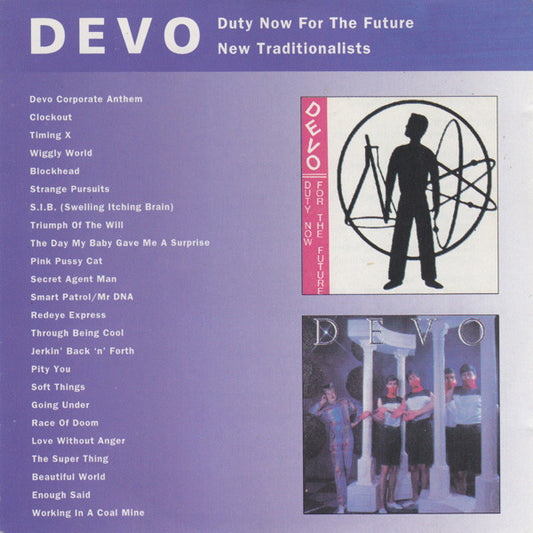 Devo : Duty Now For The Future / New Traditionalists (CD, Comp)