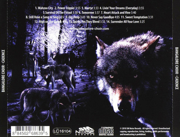Bangalore Choir : Cadence (CD, Album)