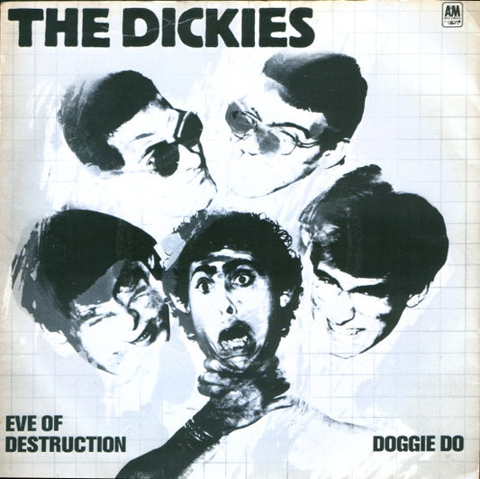 The Dickies : Eve Of Destruction / Doggie Do (7", Single, Pin)