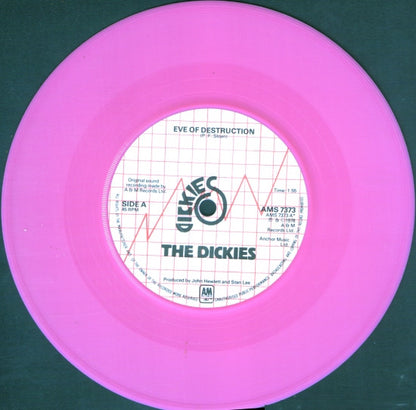 The Dickies : Eve Of Destruction / Doggie Do (7", Single, Pin)