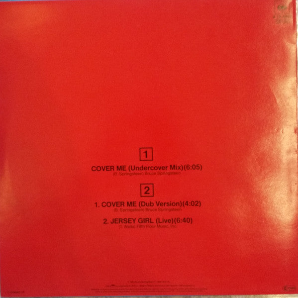 Bruce Springsteen : Cover Me (Undercover Mix) (12", Maxi, Sun)