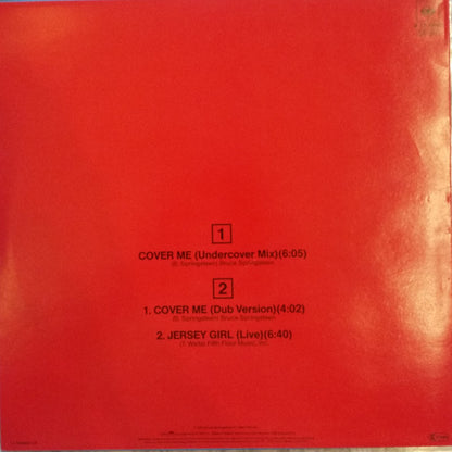 Bruce Springsteen : Cover Me (Undercover Mix) (12", Maxi, Sun)