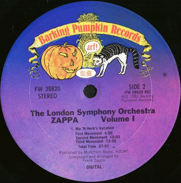 Frank Zappa / London Symphony Orchestra Conducted By Kent Nagano : The London Symphony Orchestra - Zappa Vol. 1 (LP, Album)