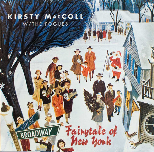 Kirsty MacColl W/ The Pogues : Fairytale Of New York (CD, Single, Promo)