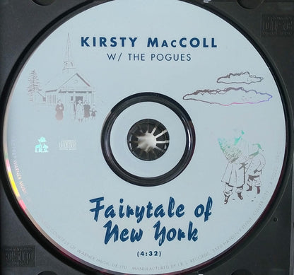 Kirsty MacColl W/ The Pogues : Fairytale Of New York (CD, Single, Promo)