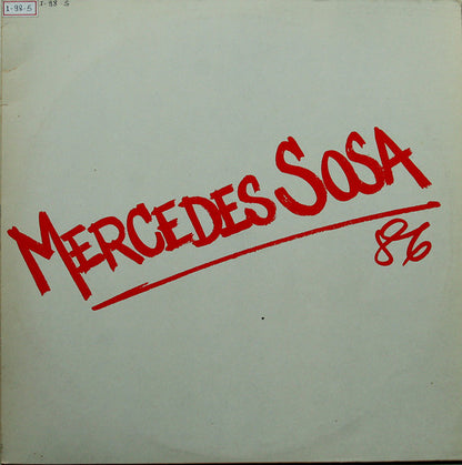 Mercedes Sosa : Mercedes Sosa '86 (LP)