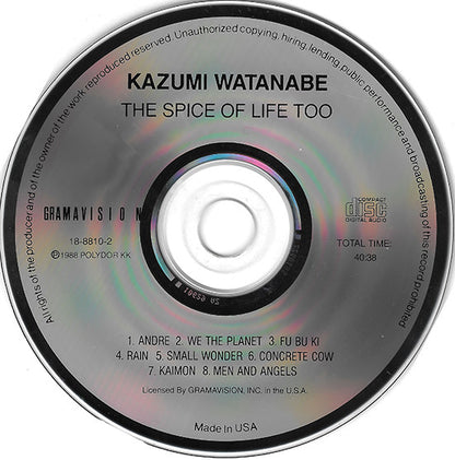 Kazumi Watanabe : The Spice Of Life Too (CD, Album)