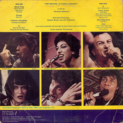 Various : The Decline Of Western Civilization (LP, Album)
