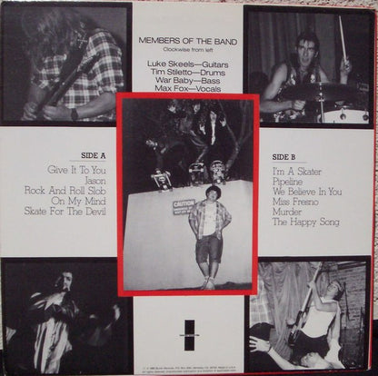 The Boneless Ones : Skate For The Devil (LP, Album)