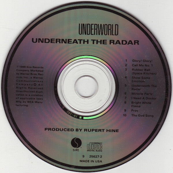 Underworld : Underneath The Radar (CD, Album)