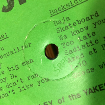 J.F.A. : Valley Of The Yakes (12", Album, Gre)