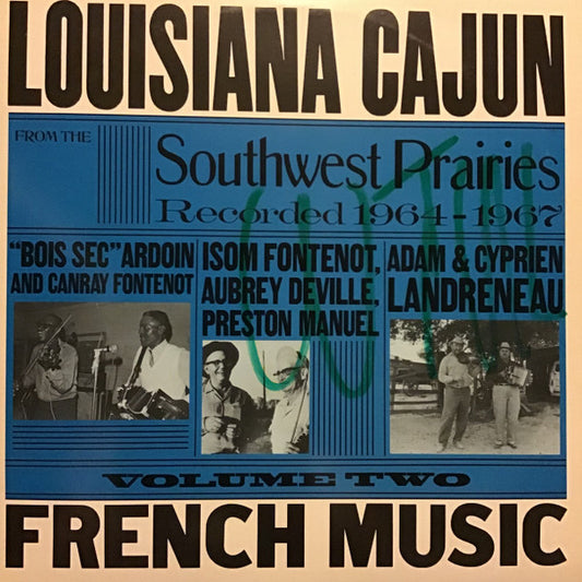 Various : Louisiana Cajun French Music From The Southwest Prairies Vol. 2 (LP, RP)