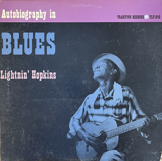 Lightnin' Hopkins : Autobiography In Blues (LP, Album, RP)