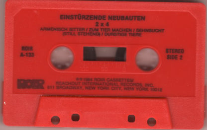 Einstürzende Neubauten : 2 x 4 (Cass, Album, Red)