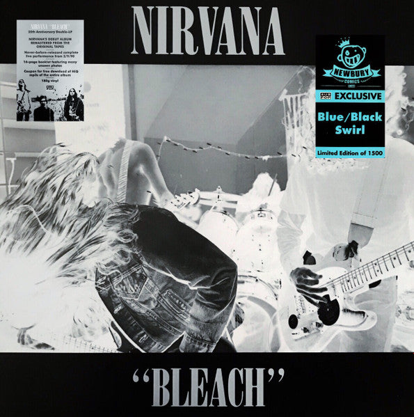 Nirvana : Bleach (2xLP, Album, Dlx, Ltd, Num, RE, RM, Blu)
