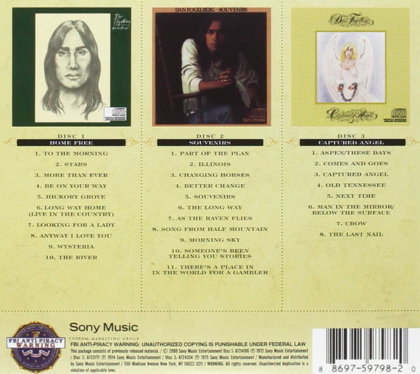 Dan Fogelberg : Triple Feature (Home Free / Souvenirs / Captured Angel) (3xCD, Comp, RE)