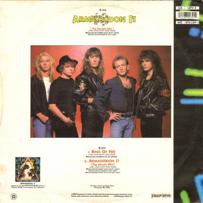 Def Leppard : Armageddon It (The Nuclear Mix) (12", Single)