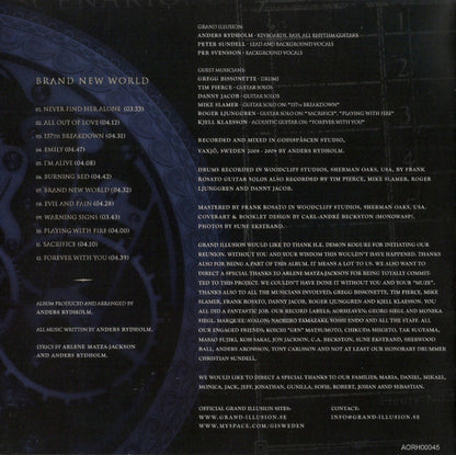 Grand Illusion (3) : Brand New World (CD, Album)