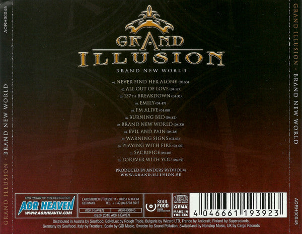 Grand Illusion (3) : Brand New World (CD, Album)