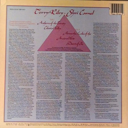 Terry Riley : Shri Camel (LP, Album, Pit)