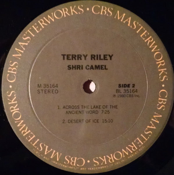 Terry Riley : Shri Camel (LP, Album, Pit)