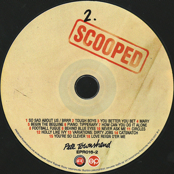 Pete Townshend : Scooped (2xCD, Comp, Enh)