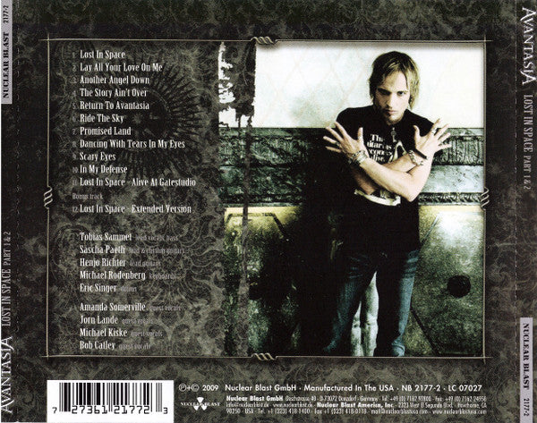 Tobias Sammet's Avantasia : Lost In Space Part 1 & 2 (CD, Comp)