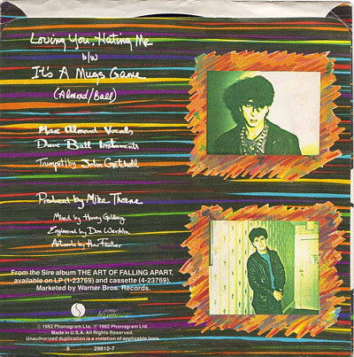 Soft Cell : Loving You, Hating Me (7", Single)