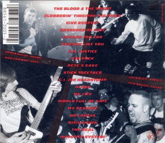 Sick Of It All : Blood, Sweat And No Tears (CD, Album)