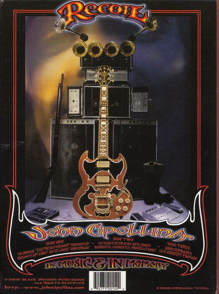 John Cipollina : Recoil - John Cipollina In Music & In Memory (3xDVD)
