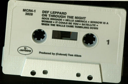 Def Leppard : On Through The Night (Cass, Album, Club, Col)