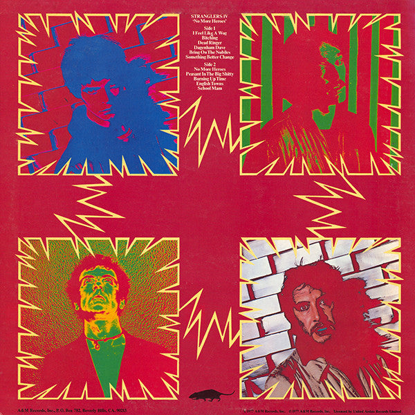 The Stranglers : No More Heroes (LP, Album, Pit)