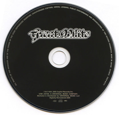 Great White : Great White (CD, Album, RE, RM)