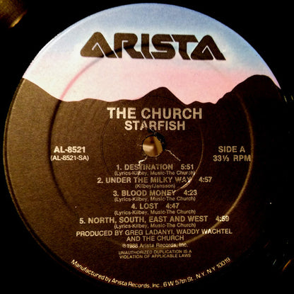 The Church : Starfish (LP, Album, Hau)
